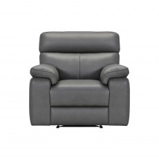 Como Reclining Armchair in Full Leather