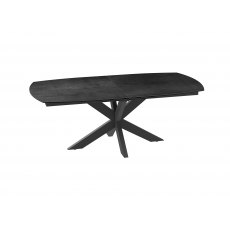 Phoenix Extending Dining Table in Ceramic - Titanium