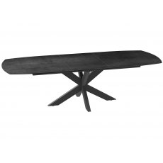 Phoenix Extending Dining Table in Ceramic - Titanium