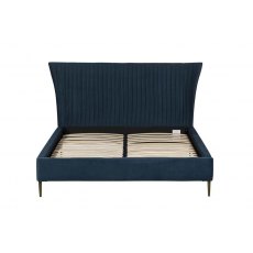 Avante Teal Pleated Velvet Bedstead