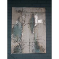 Teal Abstract Canvas