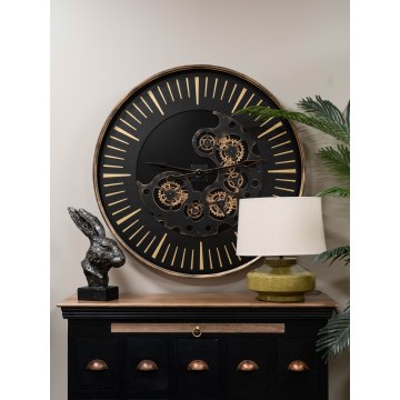 Millennium Dial Wall Clock with Moving Cogs
