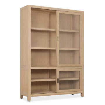 Timeless Sliding Door Display Cabinet