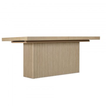 Nordic Tranquility Tambour Extending Dining Table