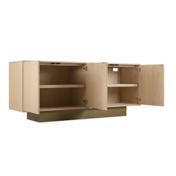 Eclectic Academia Four Door Buffet/Sideboard