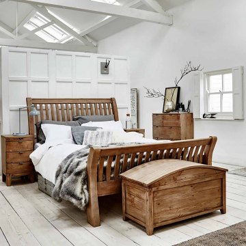 Raffles Five-Piece 5ft Bedroom Set - Reclaimed Timber