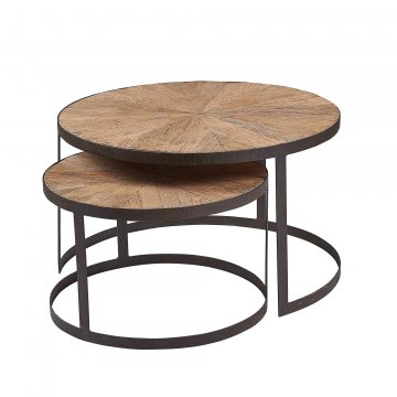 Jackson Bay Nesting Coffee Tables with Segmented Top Jackson Bay Nesting Coffee Tables with Segmented Top