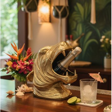 Tiger Head Bottle Holder Tiger Head Bottle Holder