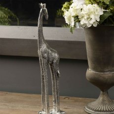 Giraffe - Small in Silver Finish (48cm tall)