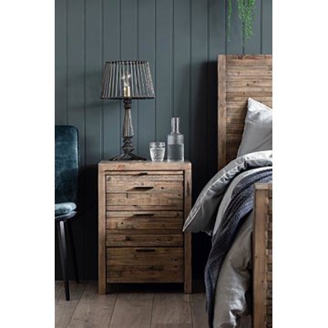 Texan Bedside Chest in Reclaimed Timber