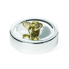 Queen Bee Jar Lid Cover in Silver Plate