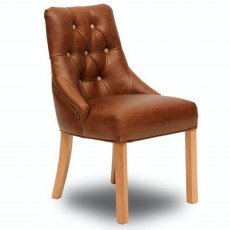 Stanbrook Dining Chair in Aniline Leather
