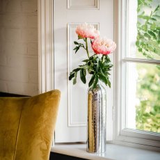 Small Silver Tulip Vase