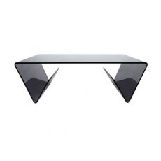 Combi Smoked Glass Coffee Table