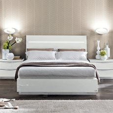 Bianca Continental 160cm Bed Frame with LED & Orthopaedic Slats