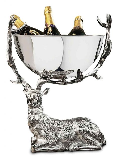 Small Resting Stag Punch Bowl / Wine Cooler