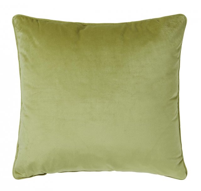 Scatter Box Bellini Velour Square Scatter Cushion - Moss