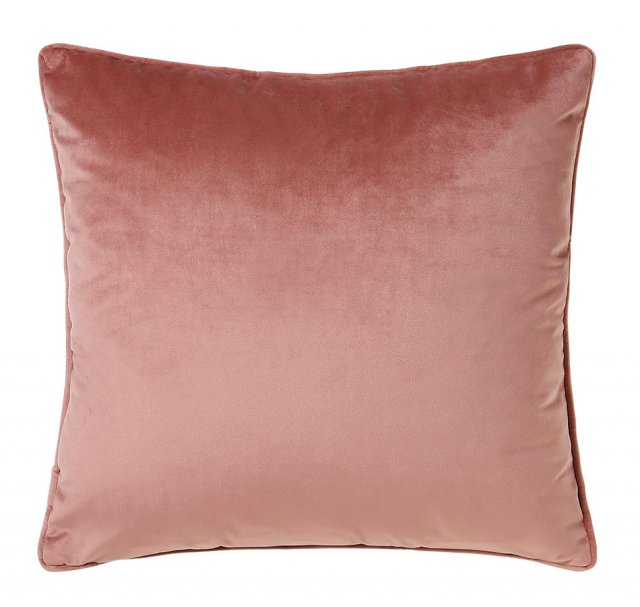 Scatter Box Bellini Velour Square Scatter Cushion - Antique Rose