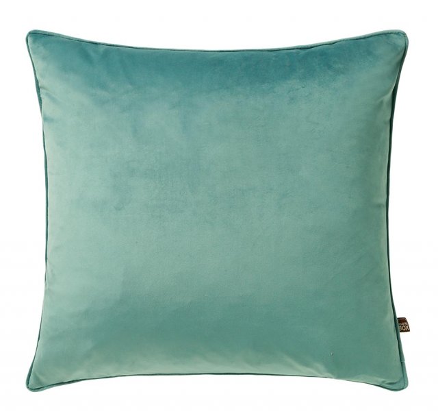 Scatter Box Bellini Velour Square Scatter Cushion - Sea Mist