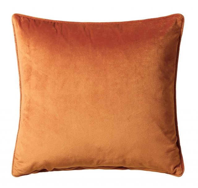 Scatter Box Bellini Velour Square Scatter Cushion - Terracotta