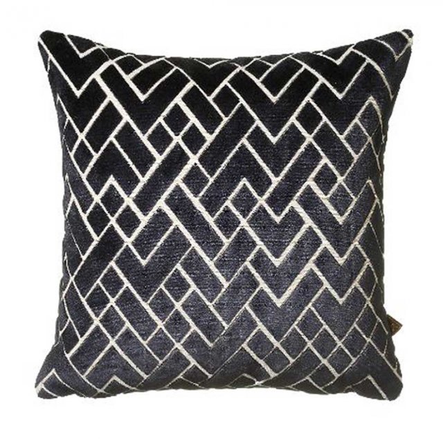 Scatter Box Fracture Scatter Cushion - Navy