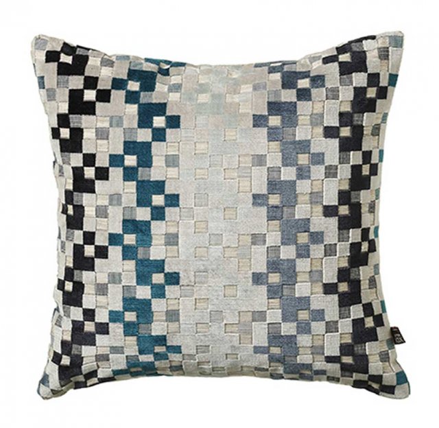 Scatter Box Puzzle Lumbar Scatter Cushion Cushion - Teal
