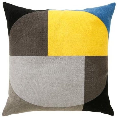 Scatter Box Zodiac Scatter Cushion - Ochre and Grey