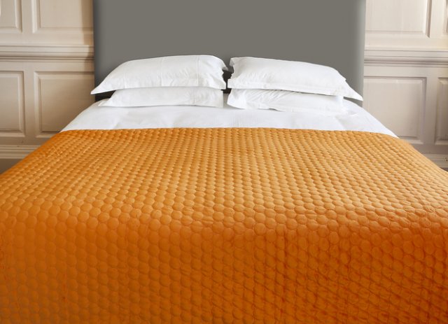 Scatter Box Halo 140x240cm Bed Throw - Pumpkin