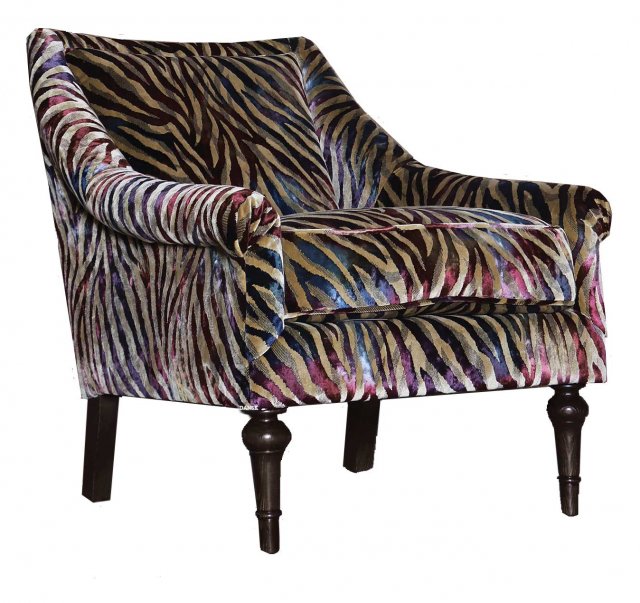 Garbo Chair in a Patterned Fabric