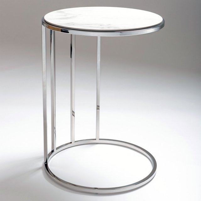 Centrepiece Carrara Circular Side Table