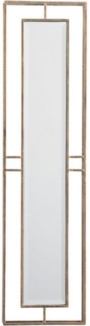 Art-Nouveau Rectangular Link Wall Mirror