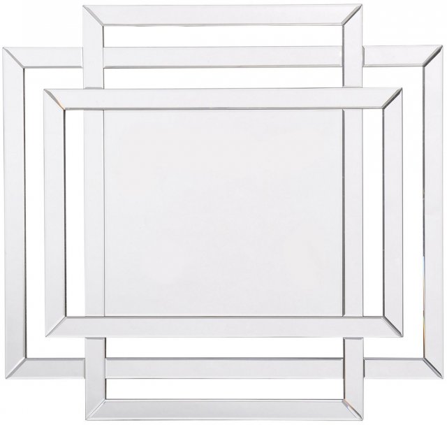 Geometric Rectangle Frame Mirror
