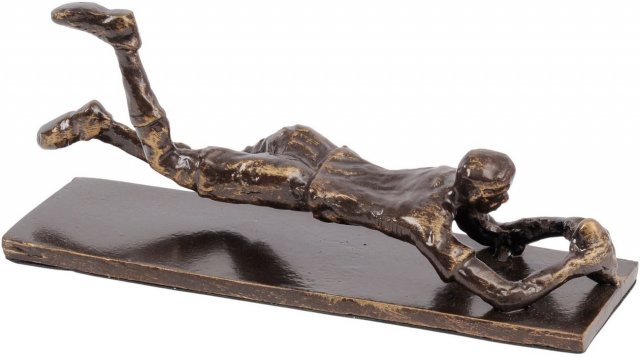Rugby Try Scorer Sculpture in Bronze Finish