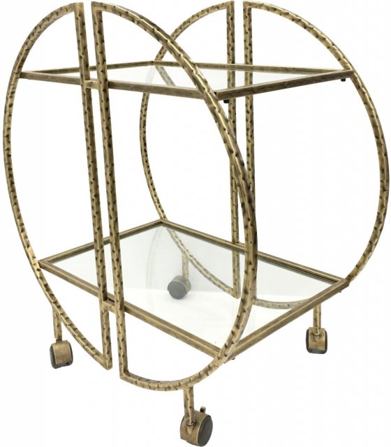 Neptune Hammered Drinks Trolley