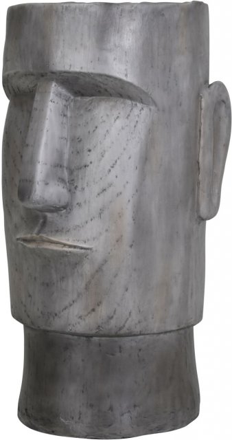 Moai Grey Head Planter Large