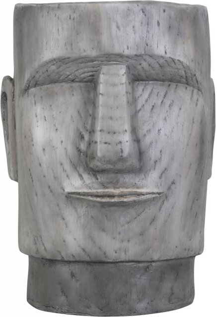 Moai Grey Head Planter Small