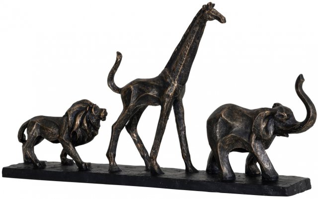 Safari Sculpture in Bronze Finish