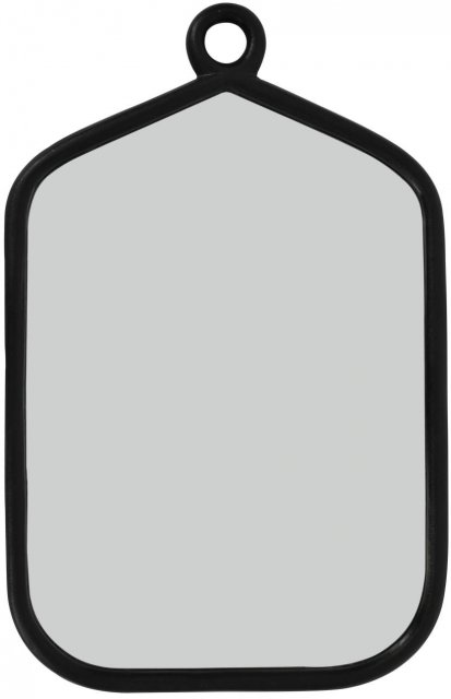 Lexie Loop Top Rustic Aluminium Square Wall Mirror