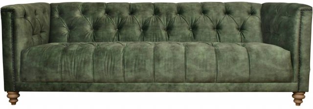 Christchurch Extra Large Sofa in Lovely Velvet Conifer