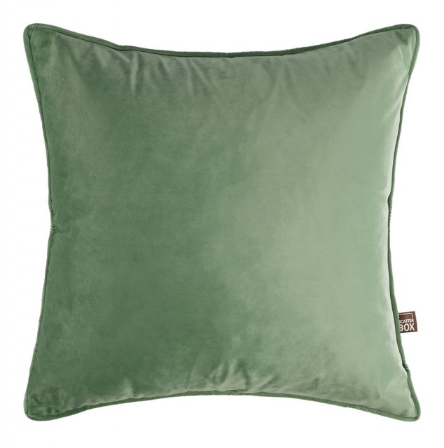 Scatter Box Bellini Velour Square Scatter Cushion - Sage