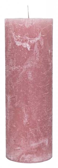 Dusty Rose Rustic Candle - Large - 75 Hour