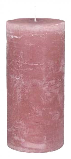 Dusty Rose Rustic Candle - Medium - 60 Hour