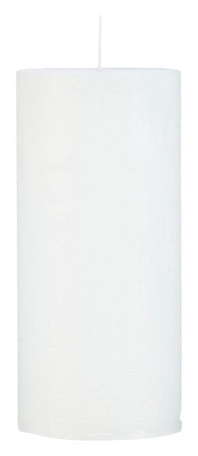 White Rustic Candle - Medium - 60 Hour
