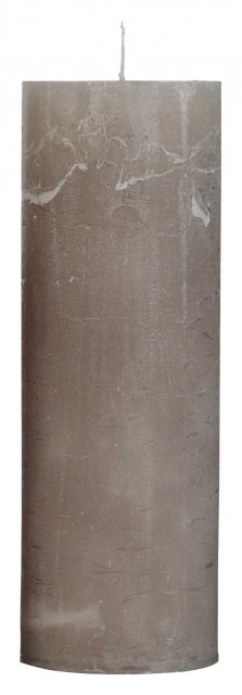 Taupe Rustic Candle - Large - 75 Hour