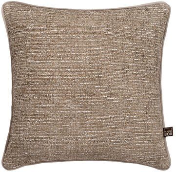 Scatter Box Beckett Square Cushion - Natural & Mink