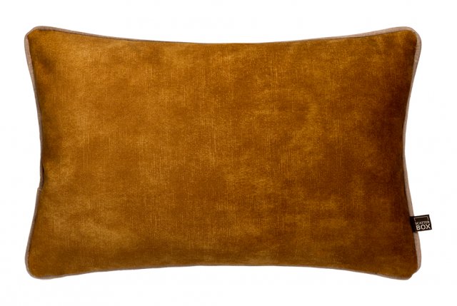 Scatter Box Etta Lumbar Scatter Cushion - Mustard & Camel