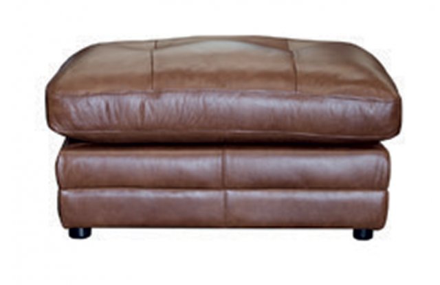 Baltimore Footstool In Leather