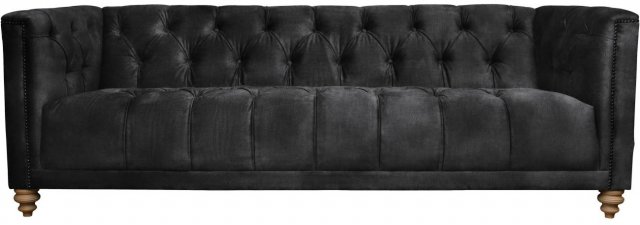Christchurch Extra Large Sofa in Lovely Velvet Coal