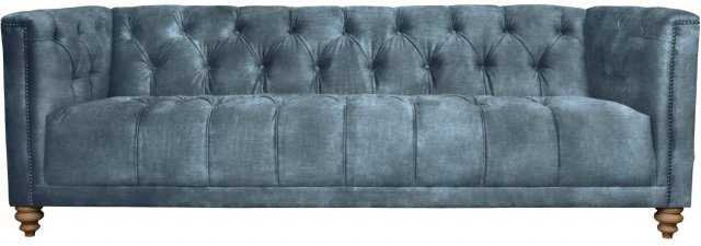 Christchurch Extra Large Sofa in Lovely Velvet Pacific