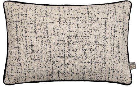 Coco Lumbar Cushion In Cream/Black